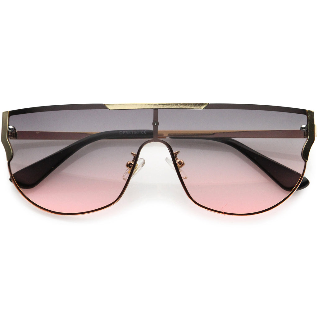 Gold / Smoke Pink Fade