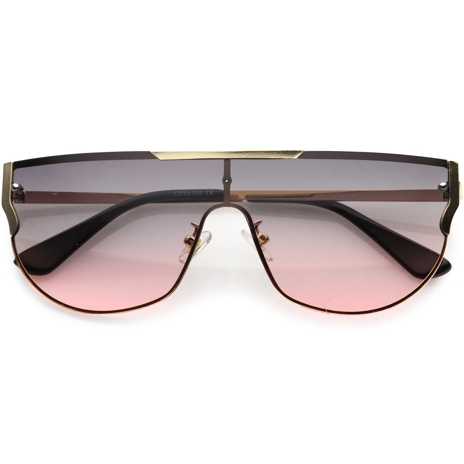 Gold / Smoke Pink Fade