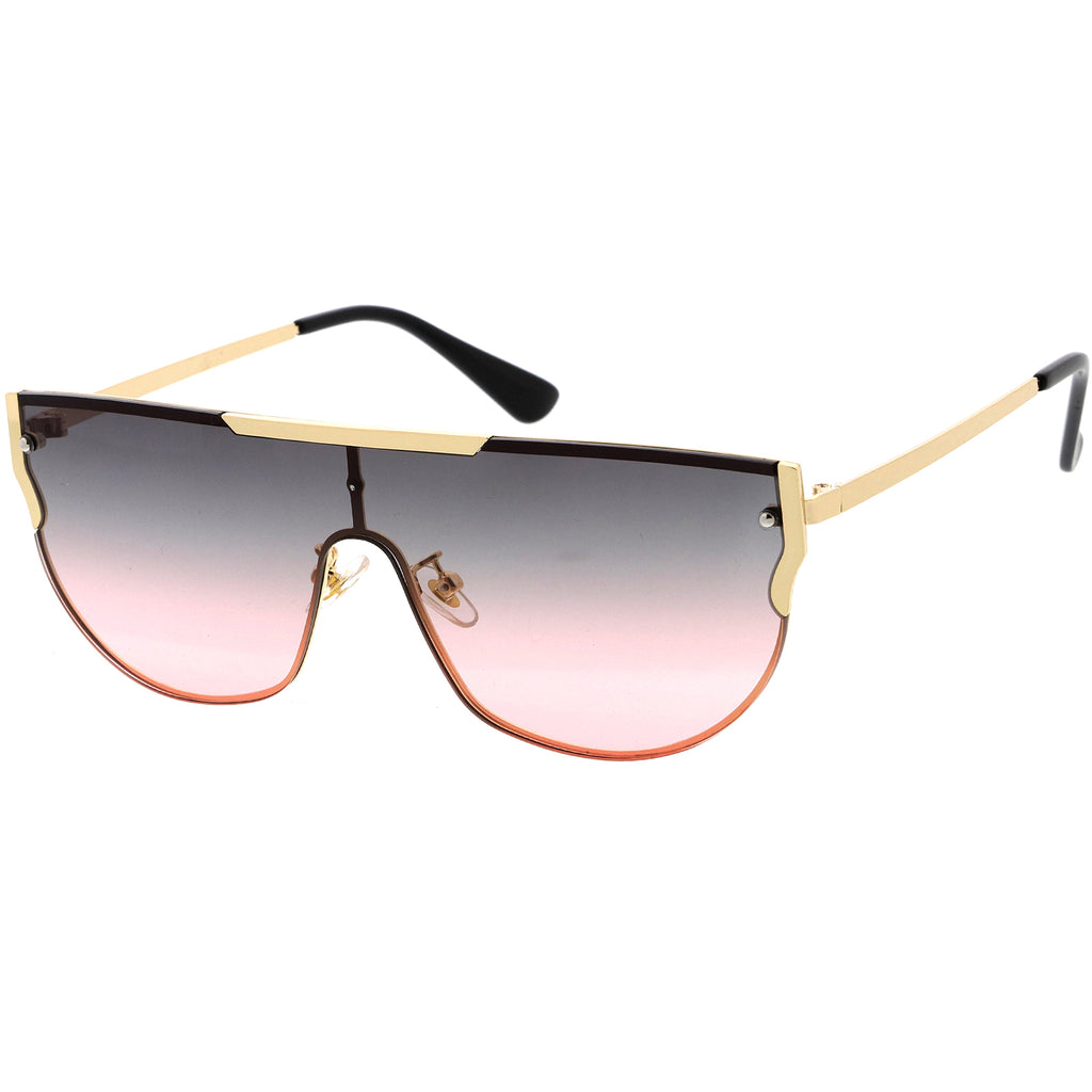 Gold / Smoke Pink Fade