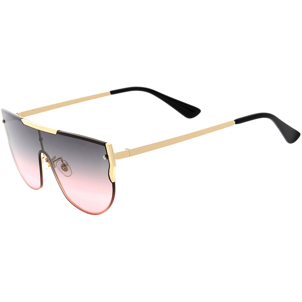 Gold / Smoke Pink Fade