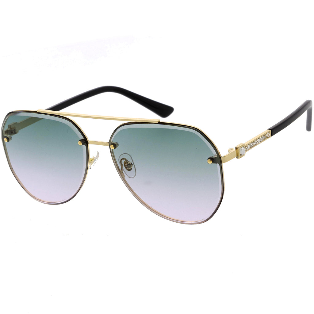 Gold / Green Purple Fade