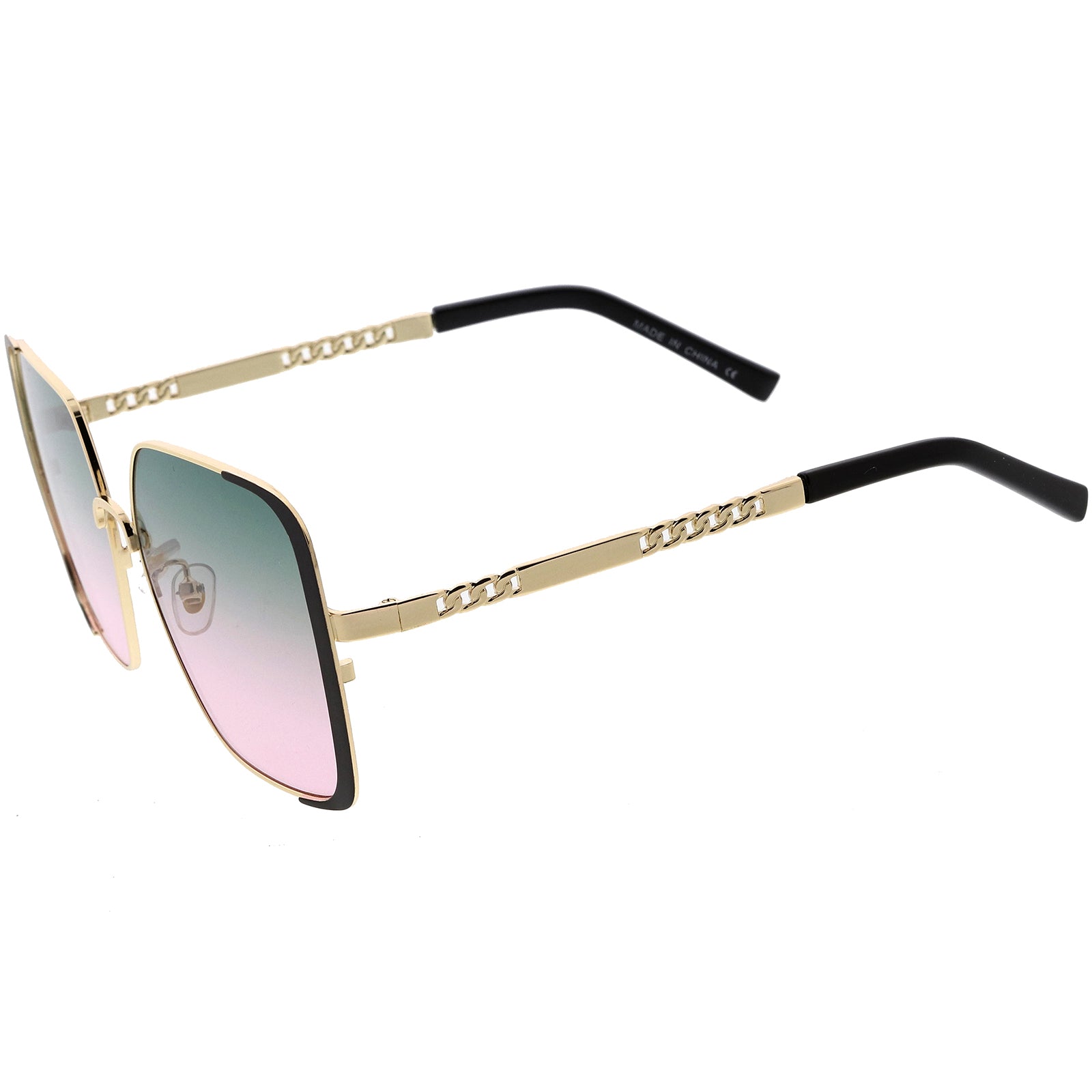 Gold Black / Green Pink Fade