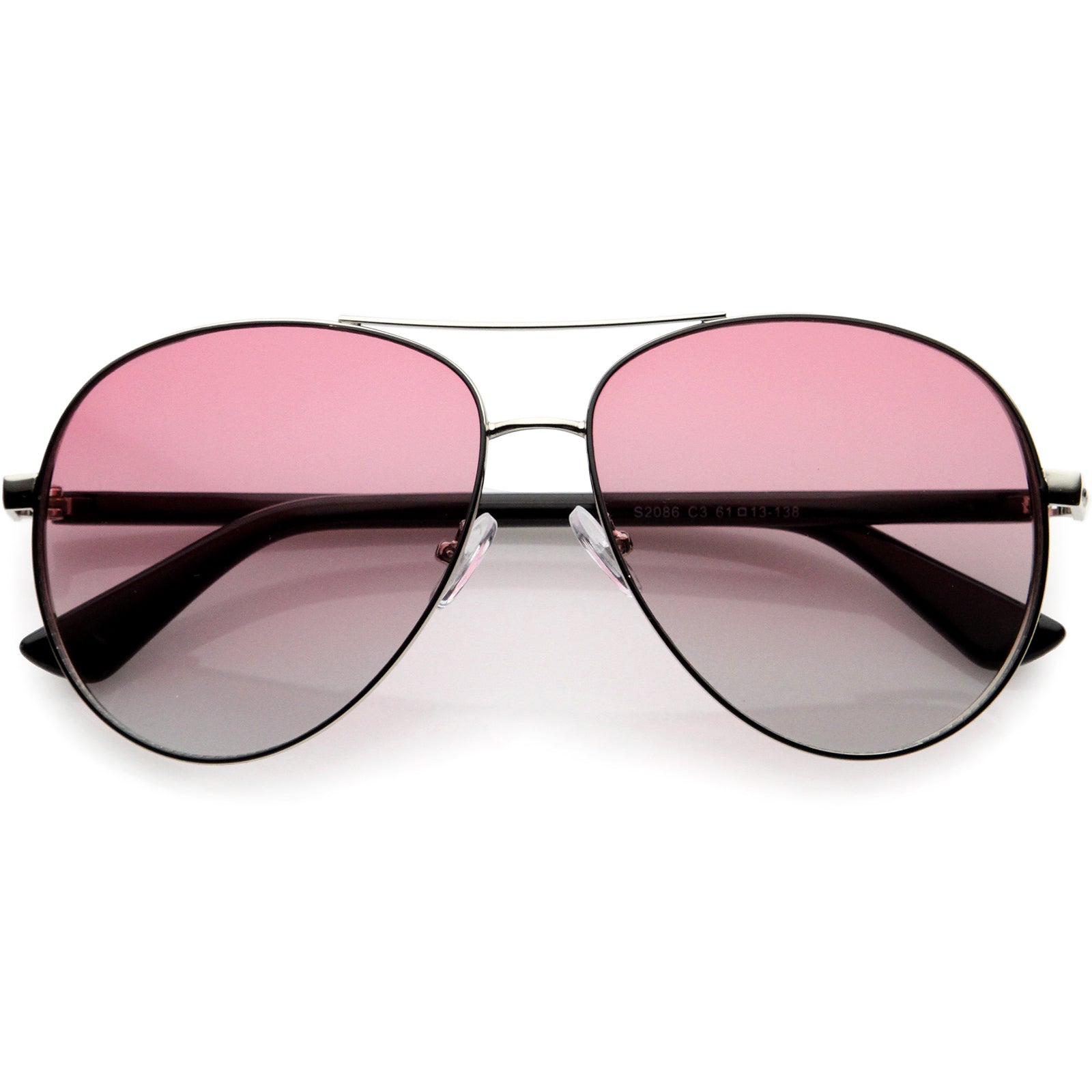 Silver Black / Pink Smoke Fade
