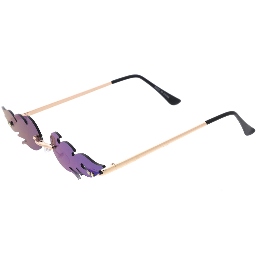 Gold / Purple Mirror