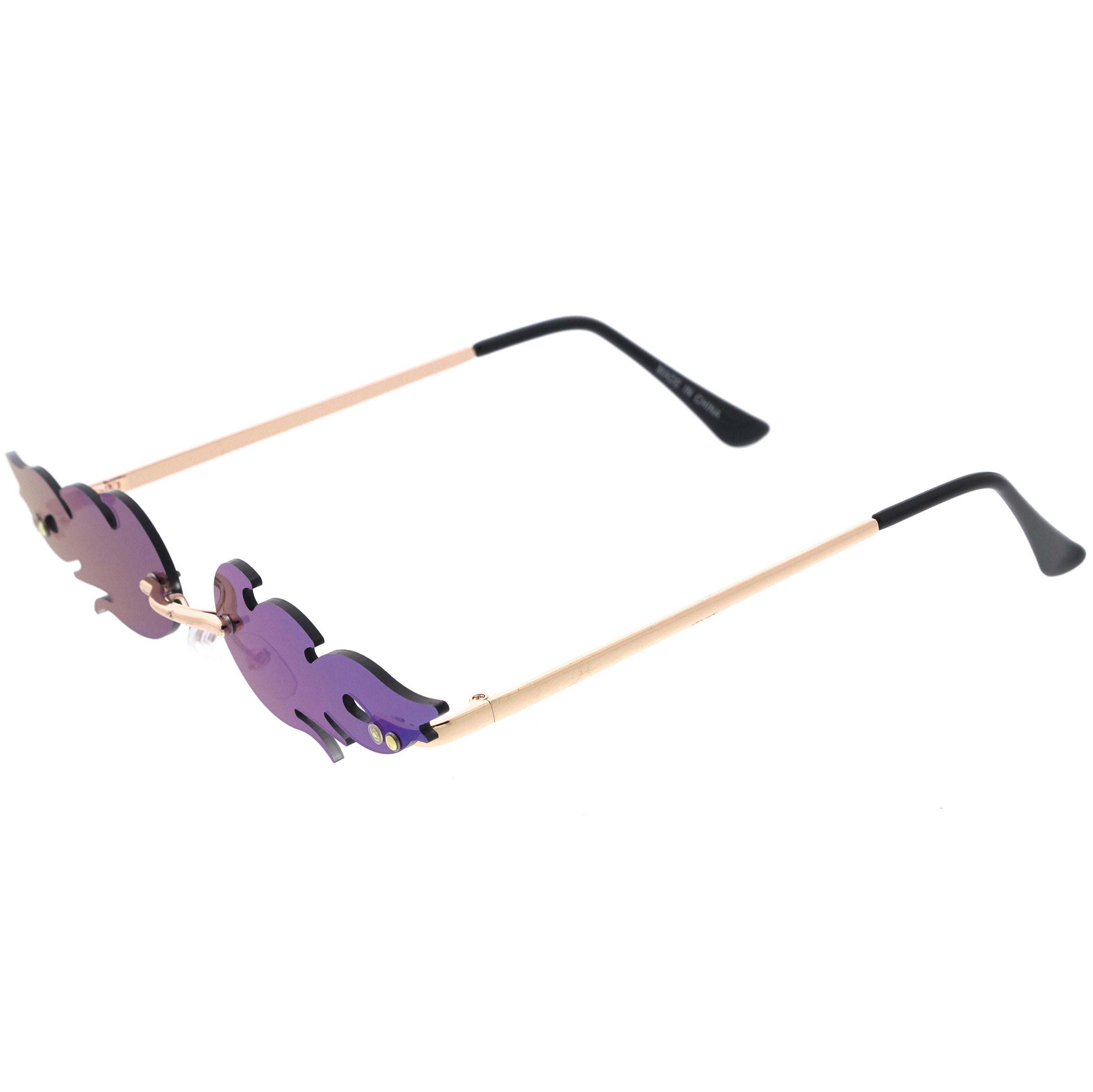 Gold / Purple Mirror