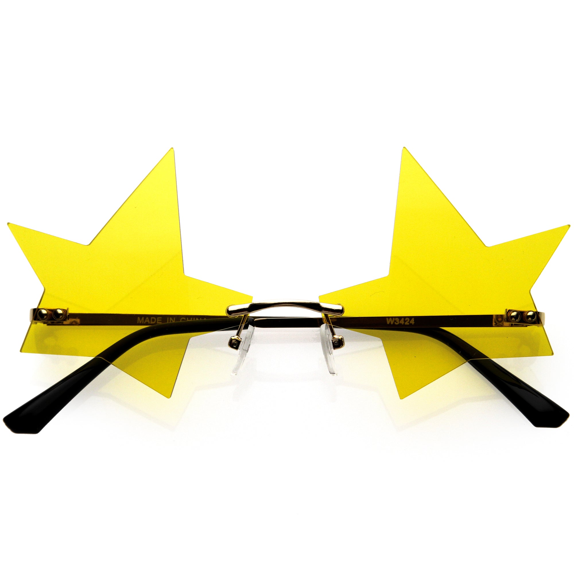 Sunglasses For Kids Star Shape Rim With Glitter Decorative Sun Shade Eyewear  | Fruugo AE