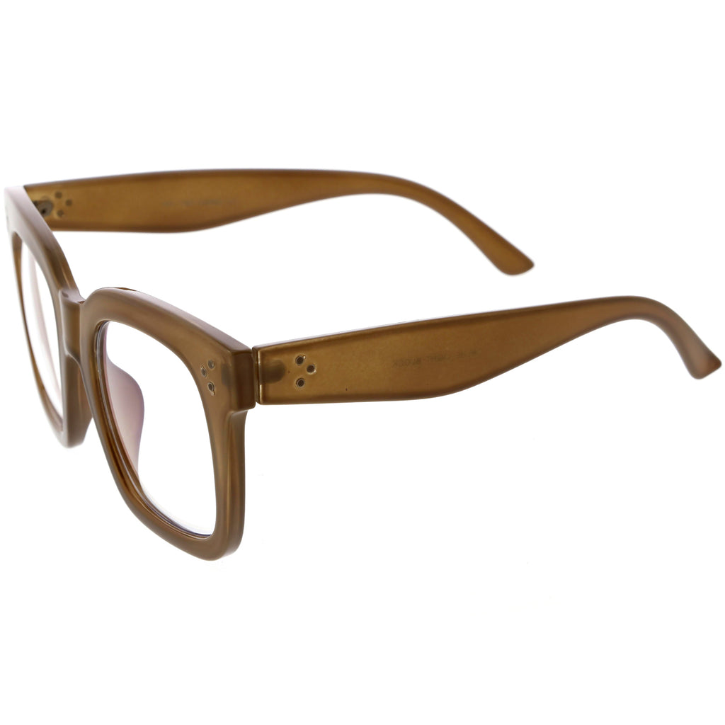 Shiny Brown / Clear
