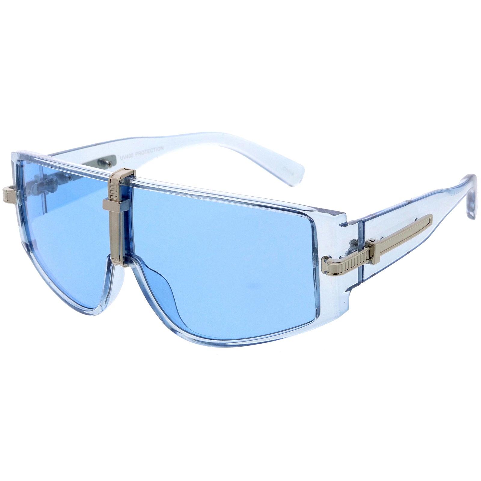 Silver / Blue