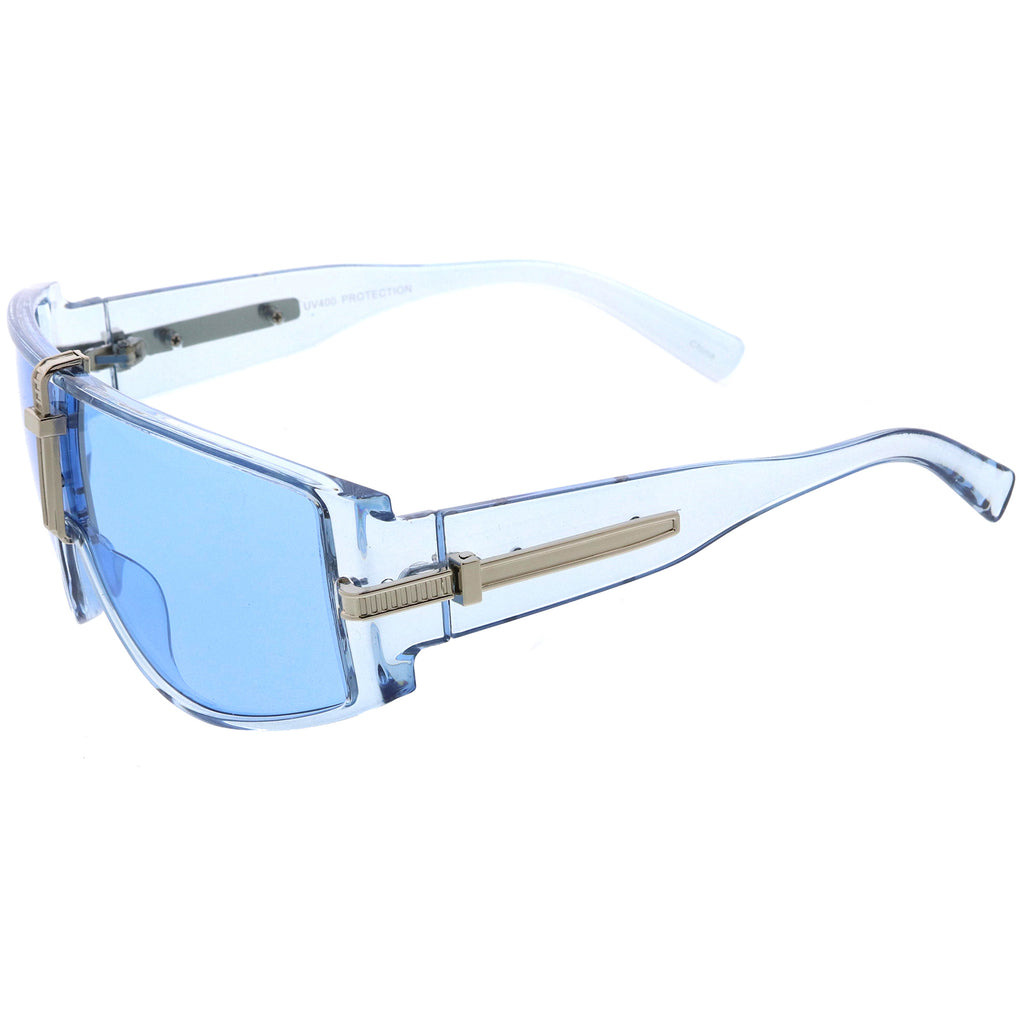 Silver / Blue