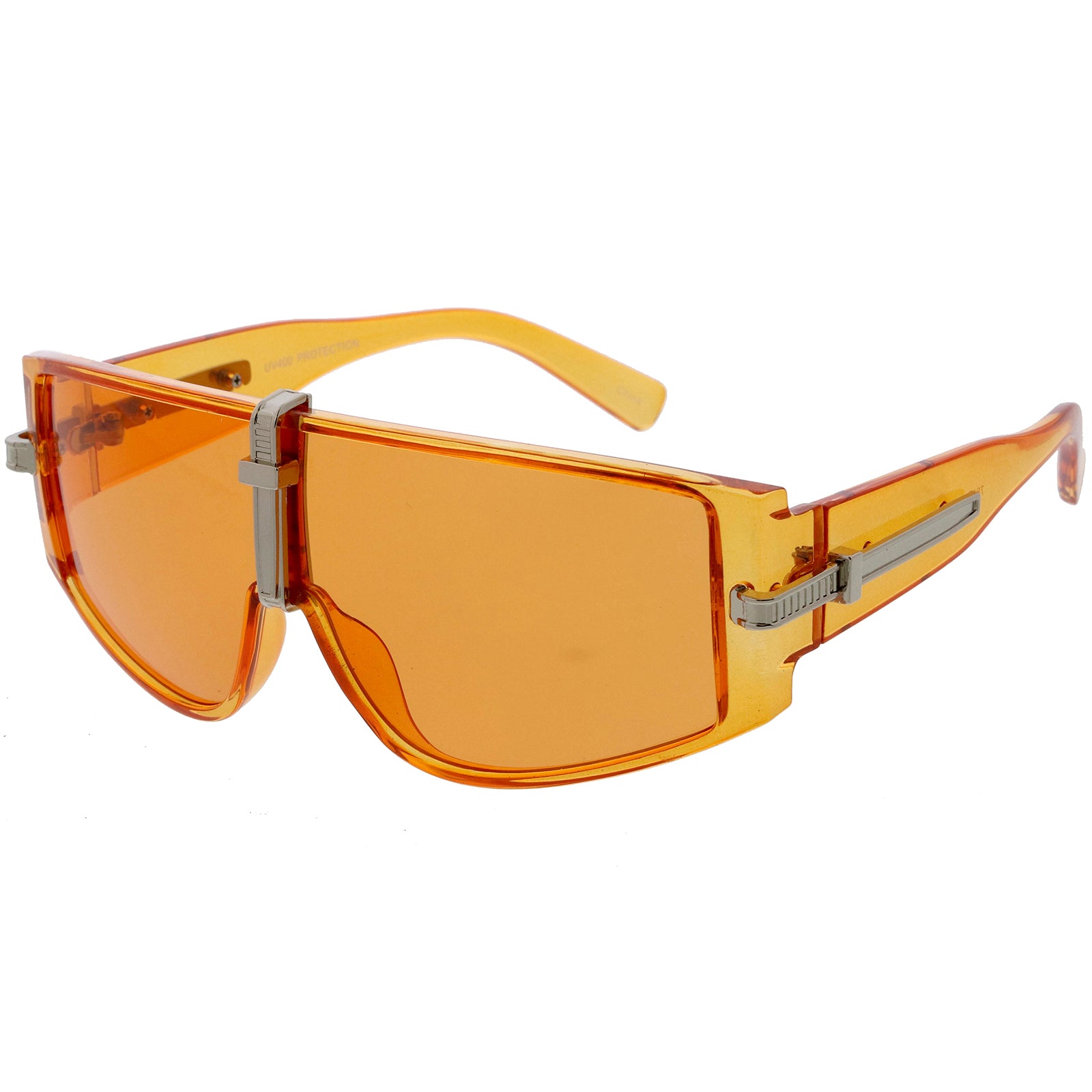 Silver / Orange