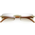 Gold Wood / Clear Fade