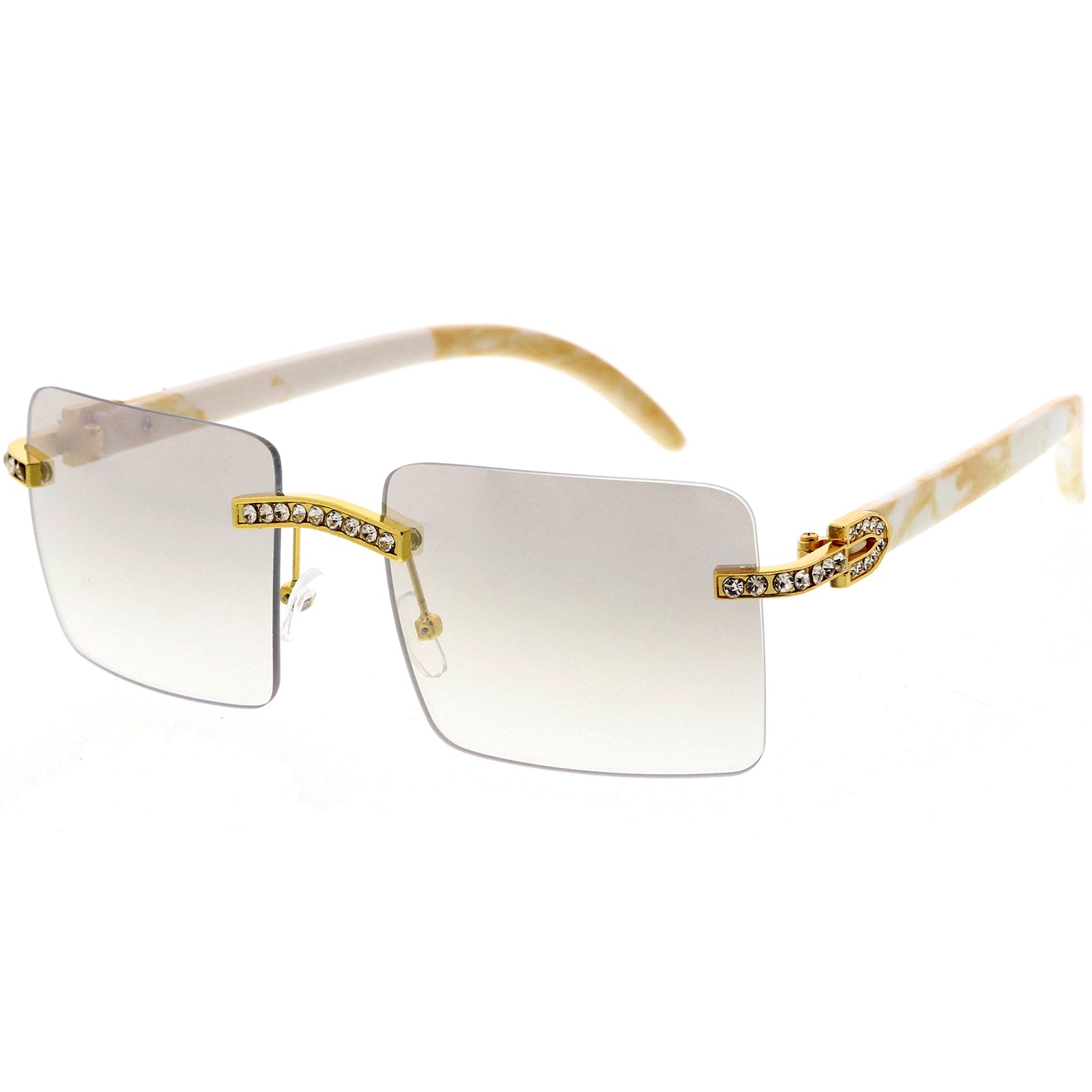 Gold Marble / Clear Fade