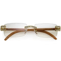 Gold Wood / Clear Fade