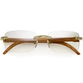 Gold Wood / Clear Fade