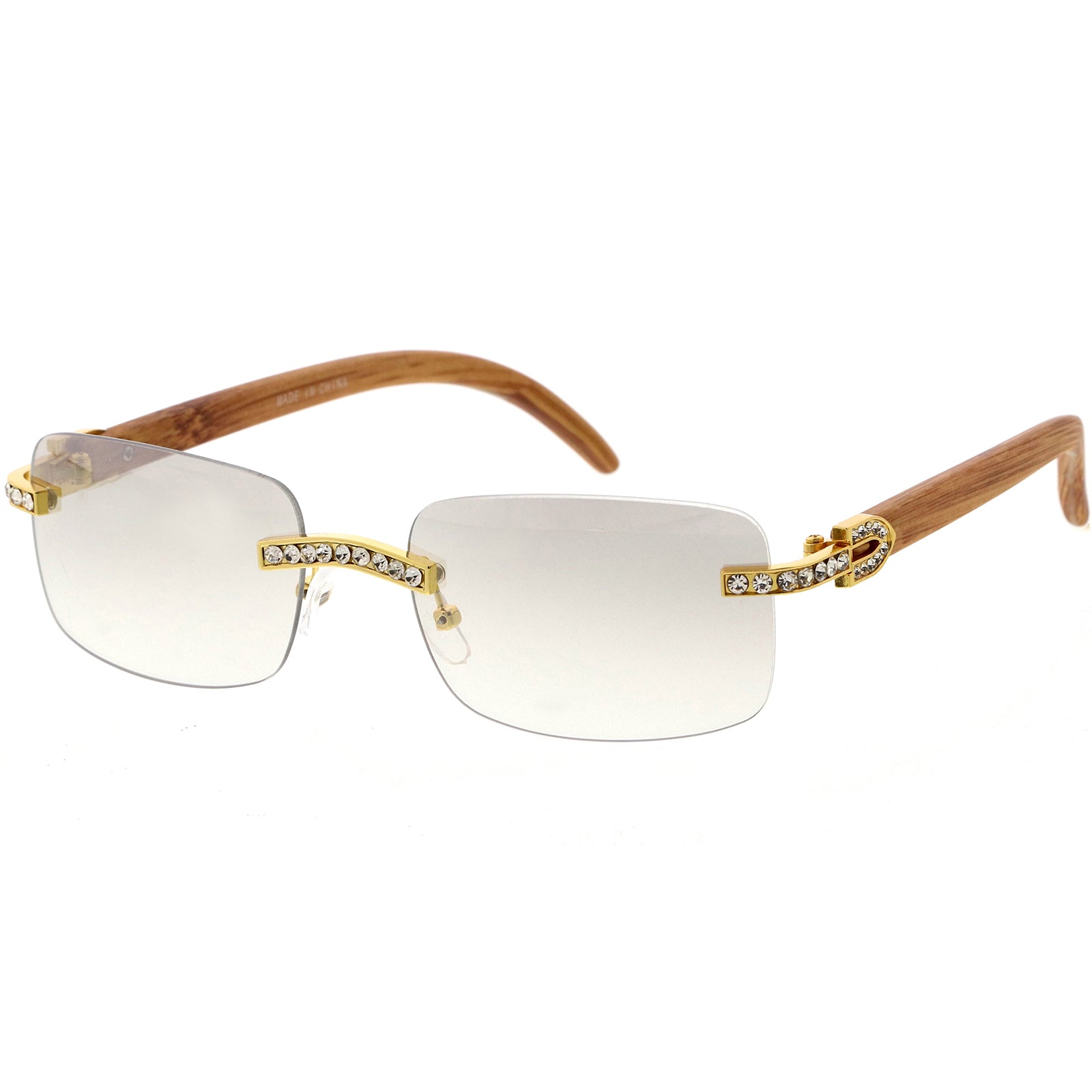 Gold Wood / Clear Fade