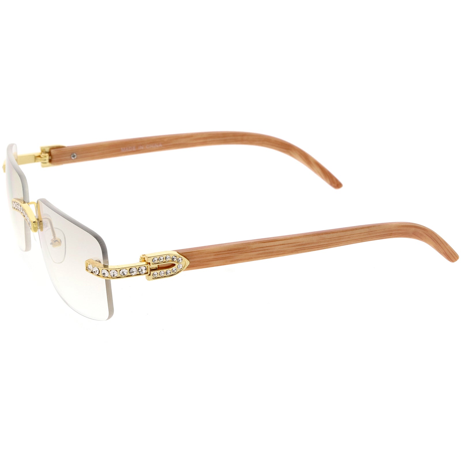 Gold Wood / Clear Fade