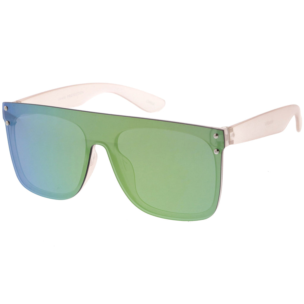 Taupe / Green Mirror