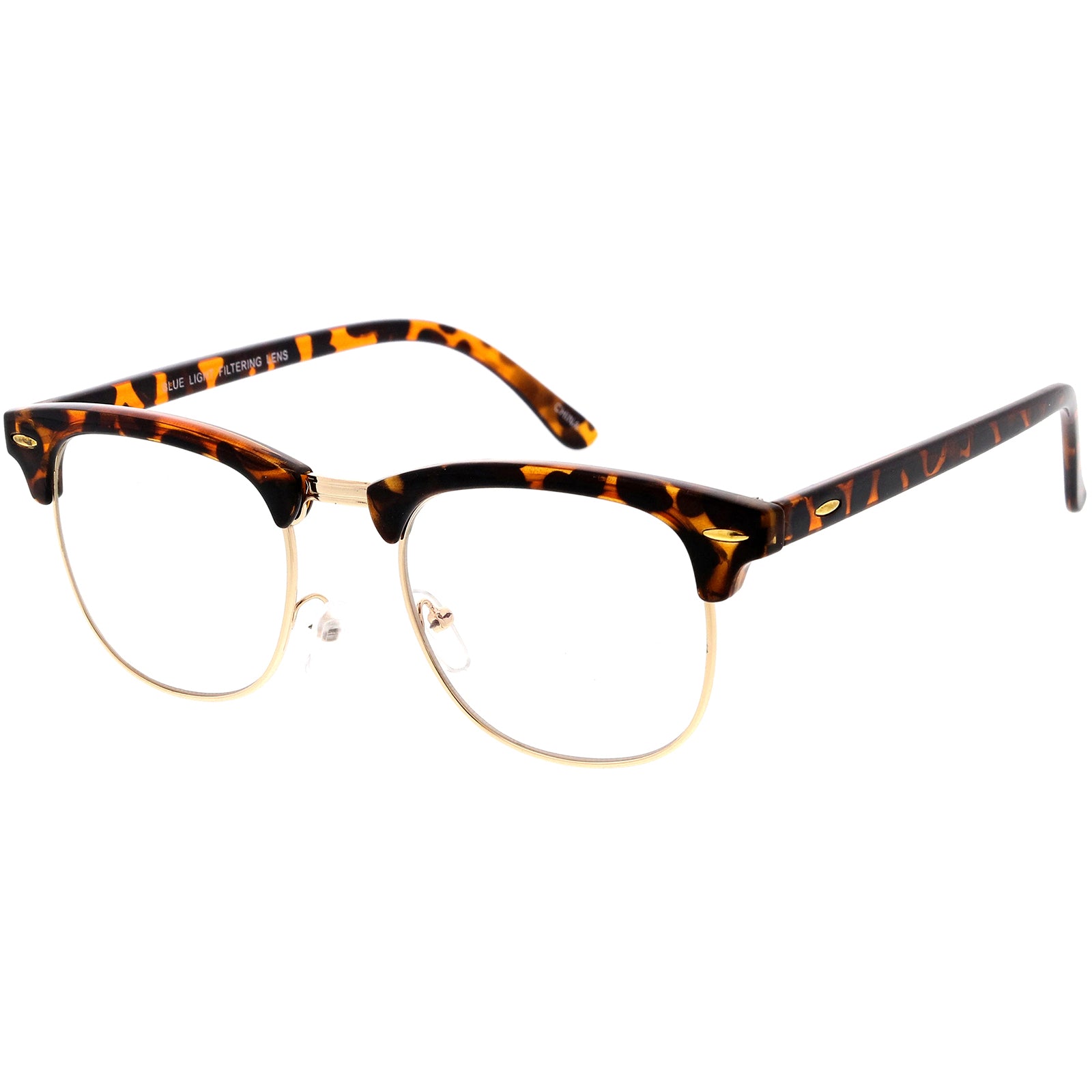Gold Tortoise / Clear