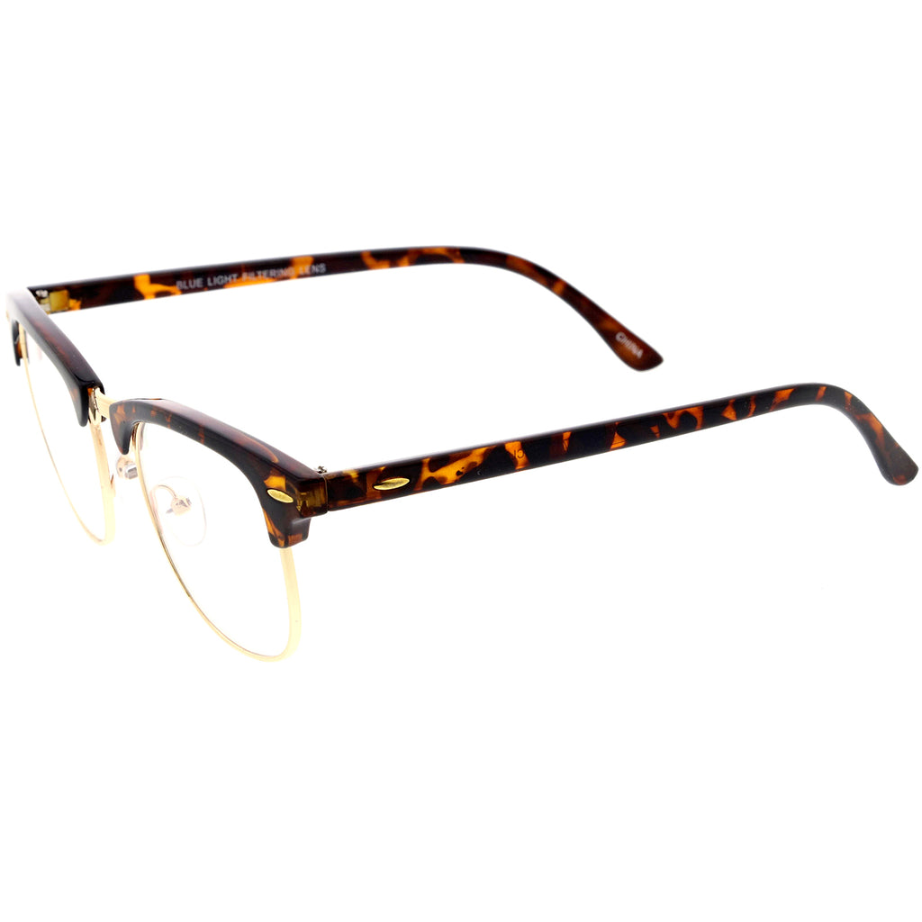 Gold Tortoise / Clear