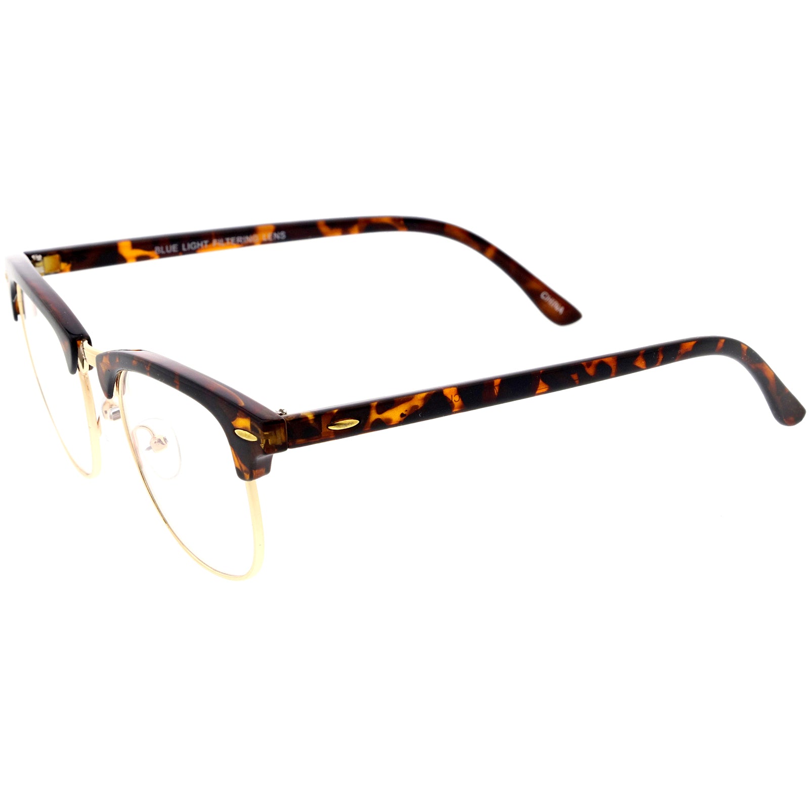Gold Tortoise / Clear