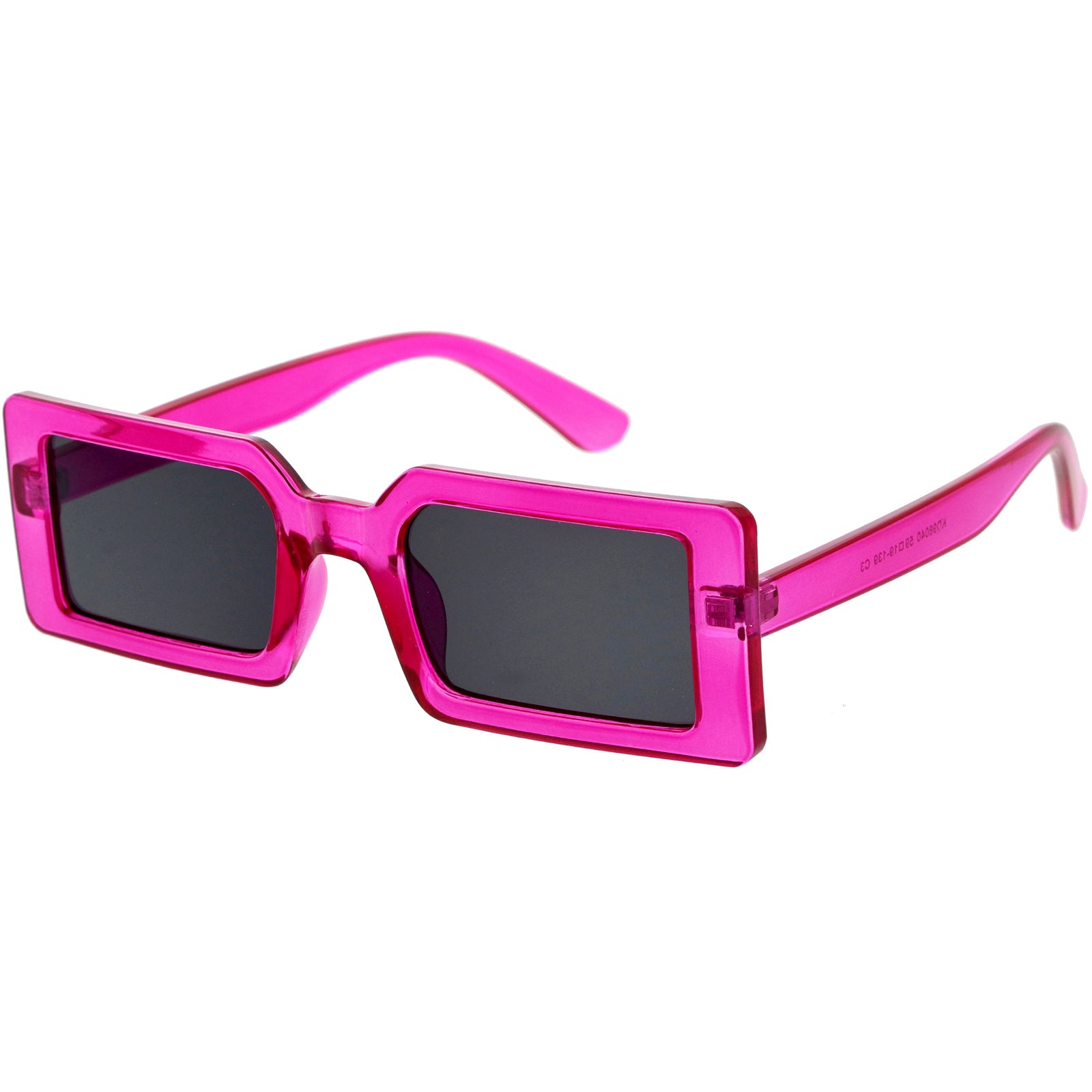 Clear-Hot Pink / Smoke