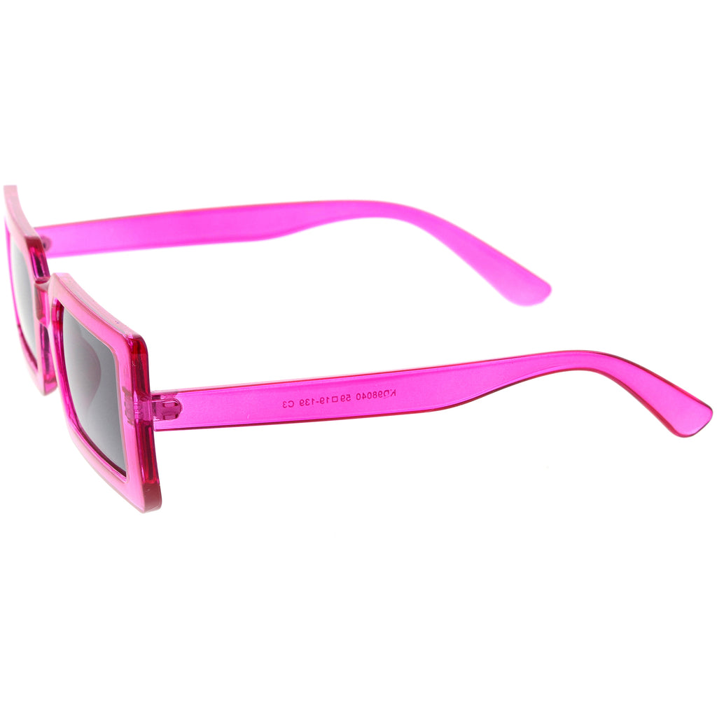 Clear-Hot Pink / Smoke