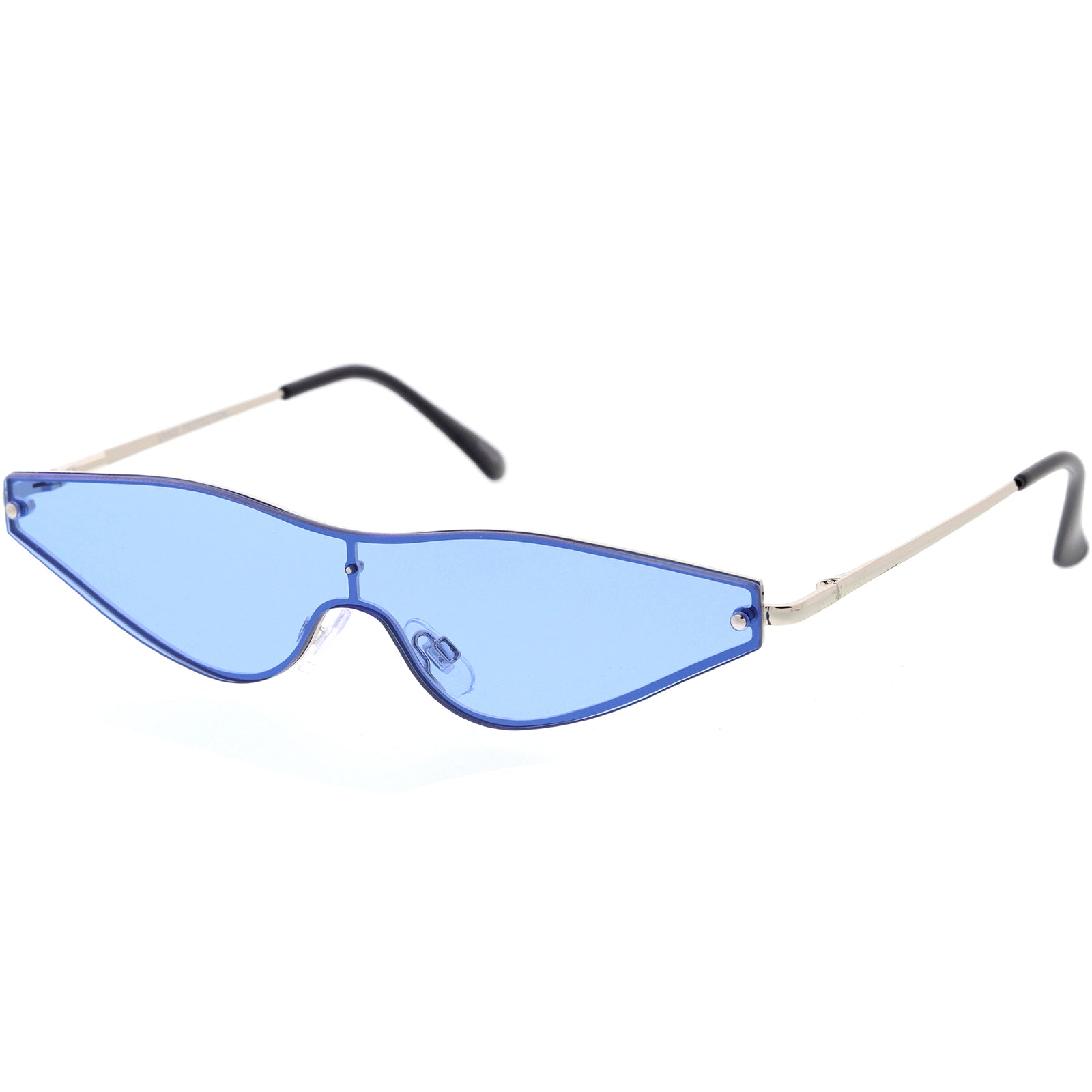 Silver / Blue
