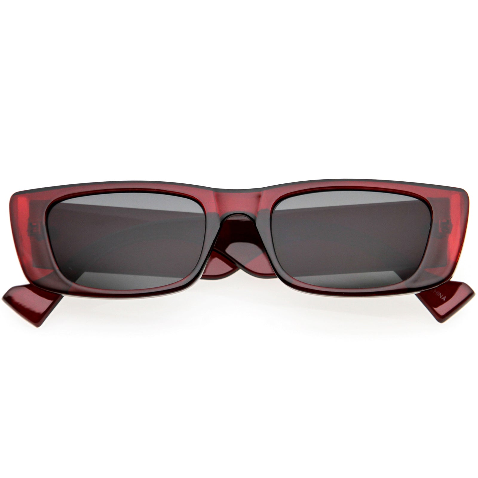 Clear Maroon / Smoke