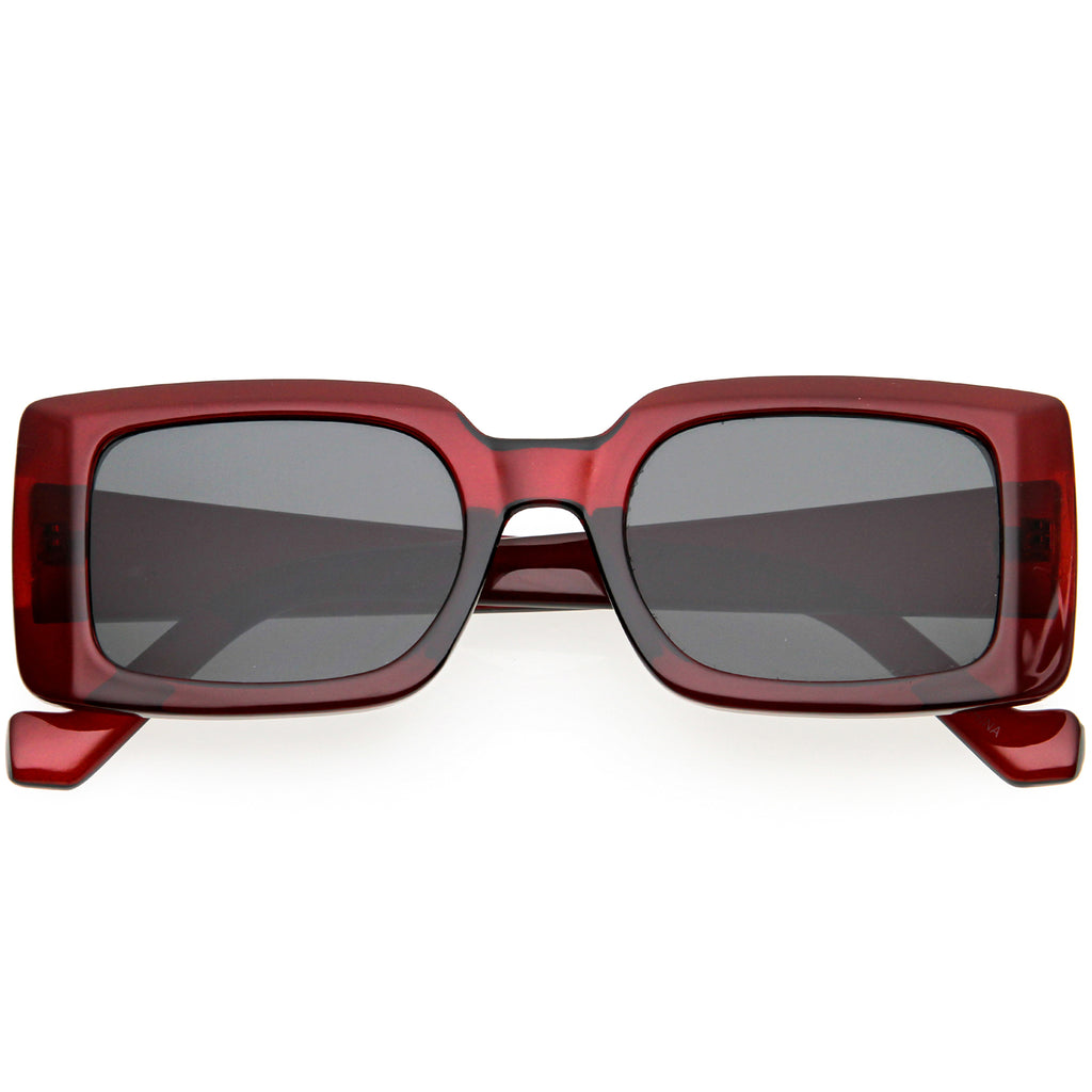 Clear Maroon / Smoke