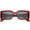 Clear Maroon / Smoke