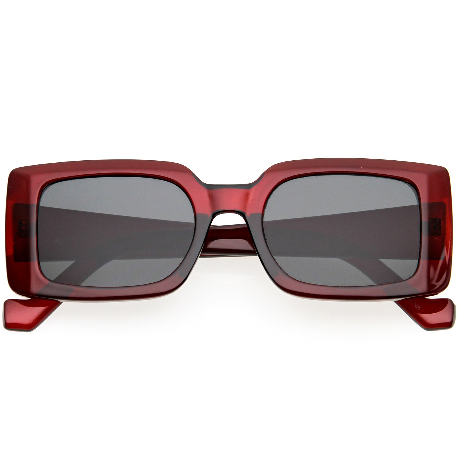Clear Maroon / Smoke