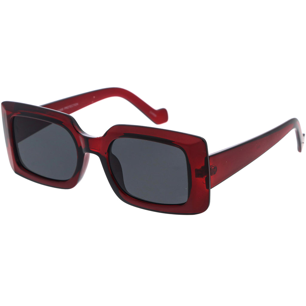 Clear Maroon / Smoke