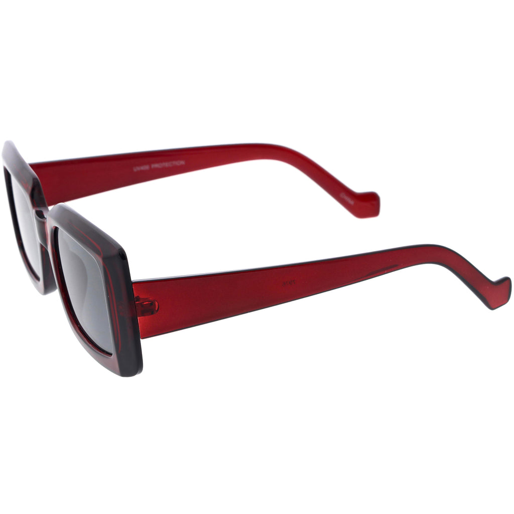 Clear Maroon / Smoke
