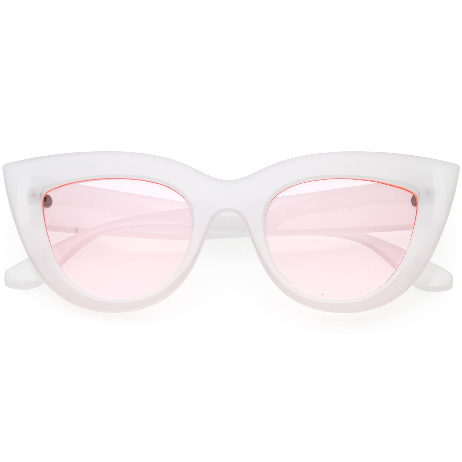 Milky White / Clear Pink