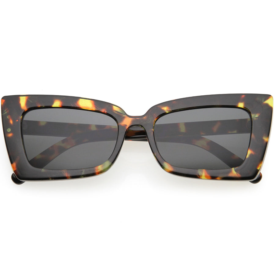 Everyday Dapper Metal Square Medium Rimless Sunglasses 57mm