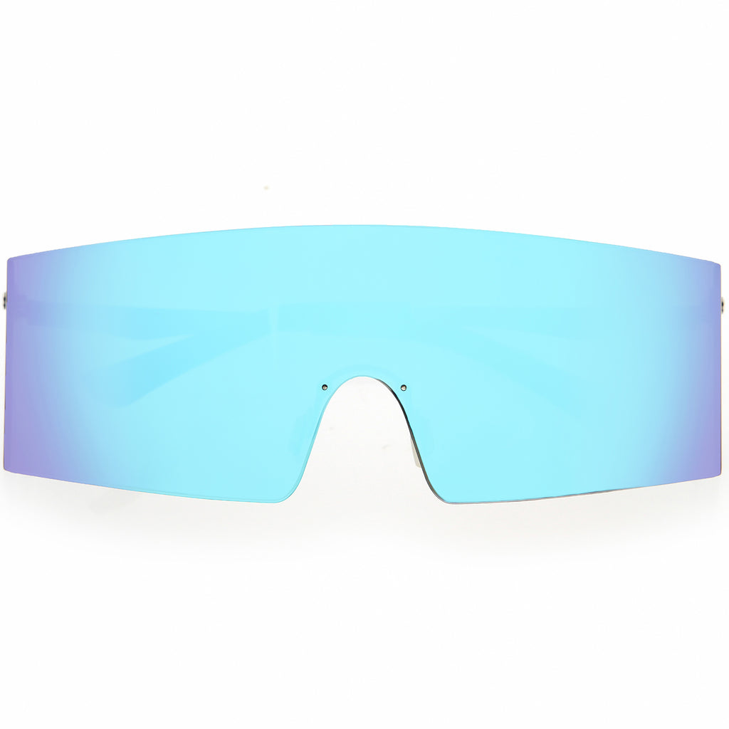 Gunmetal / Blue Mirror