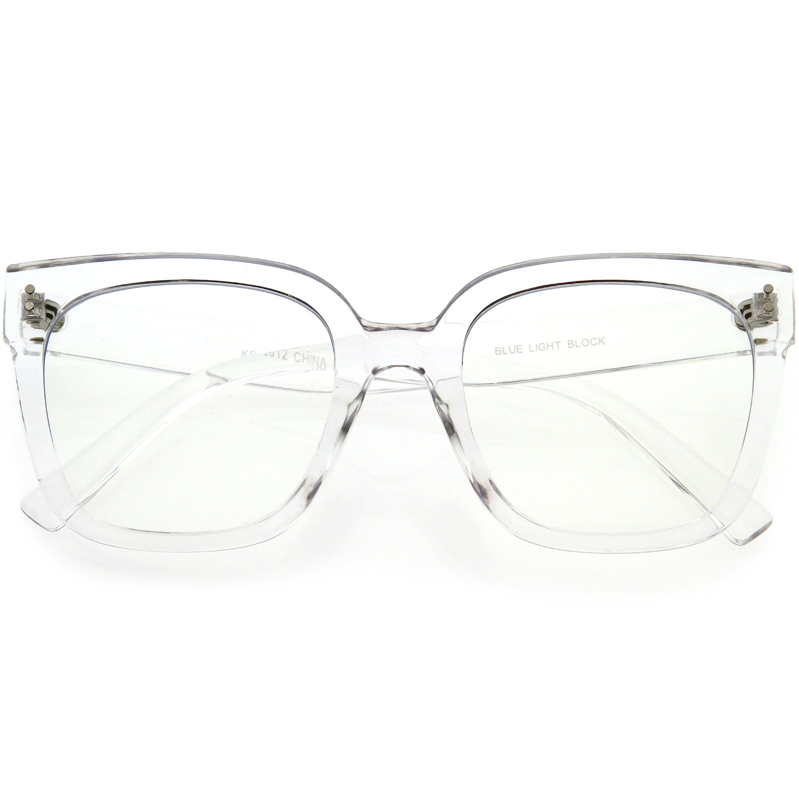 Square Glasses 2023 Women Blue Light Blocking Glasses Clear