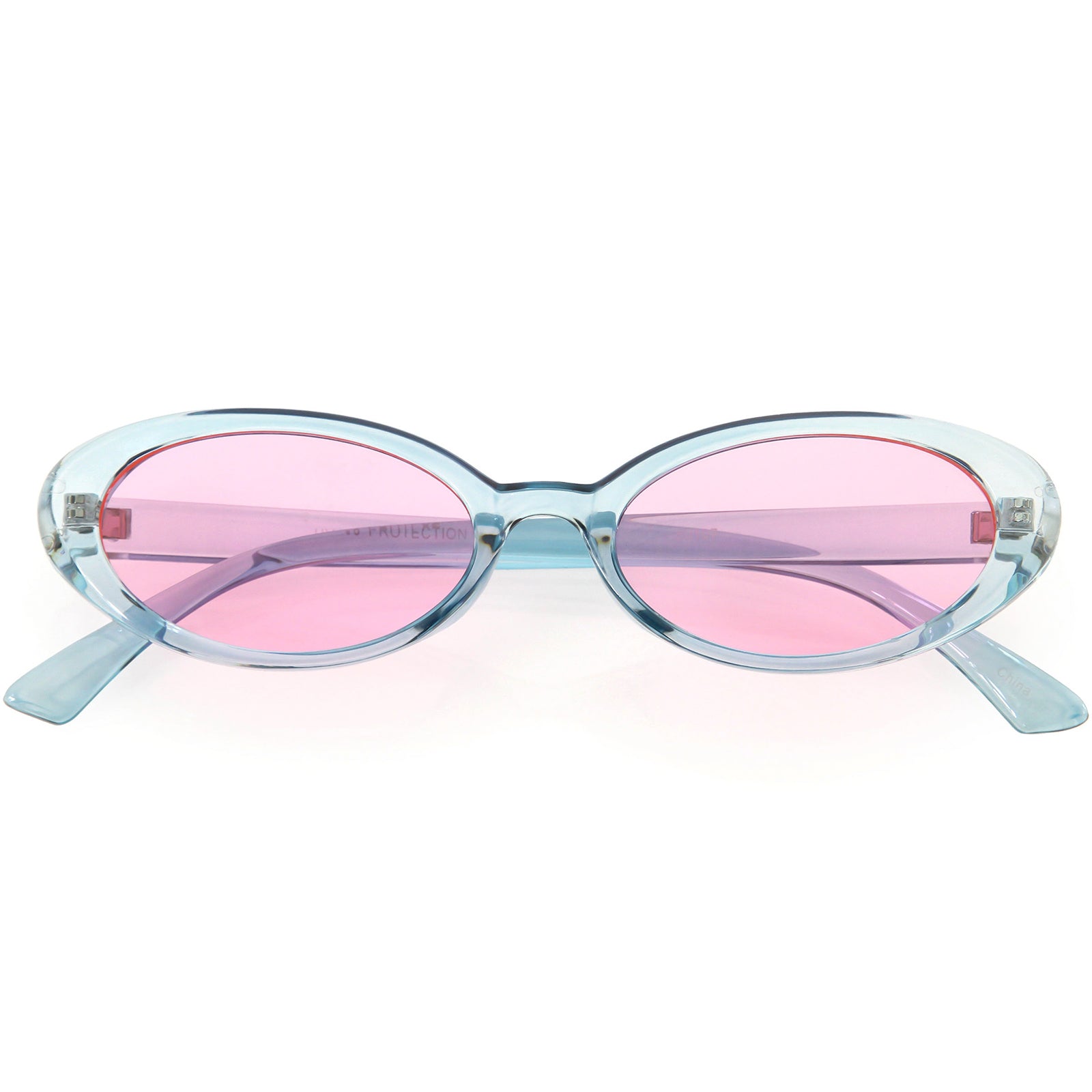 Clear-Blue / Pink