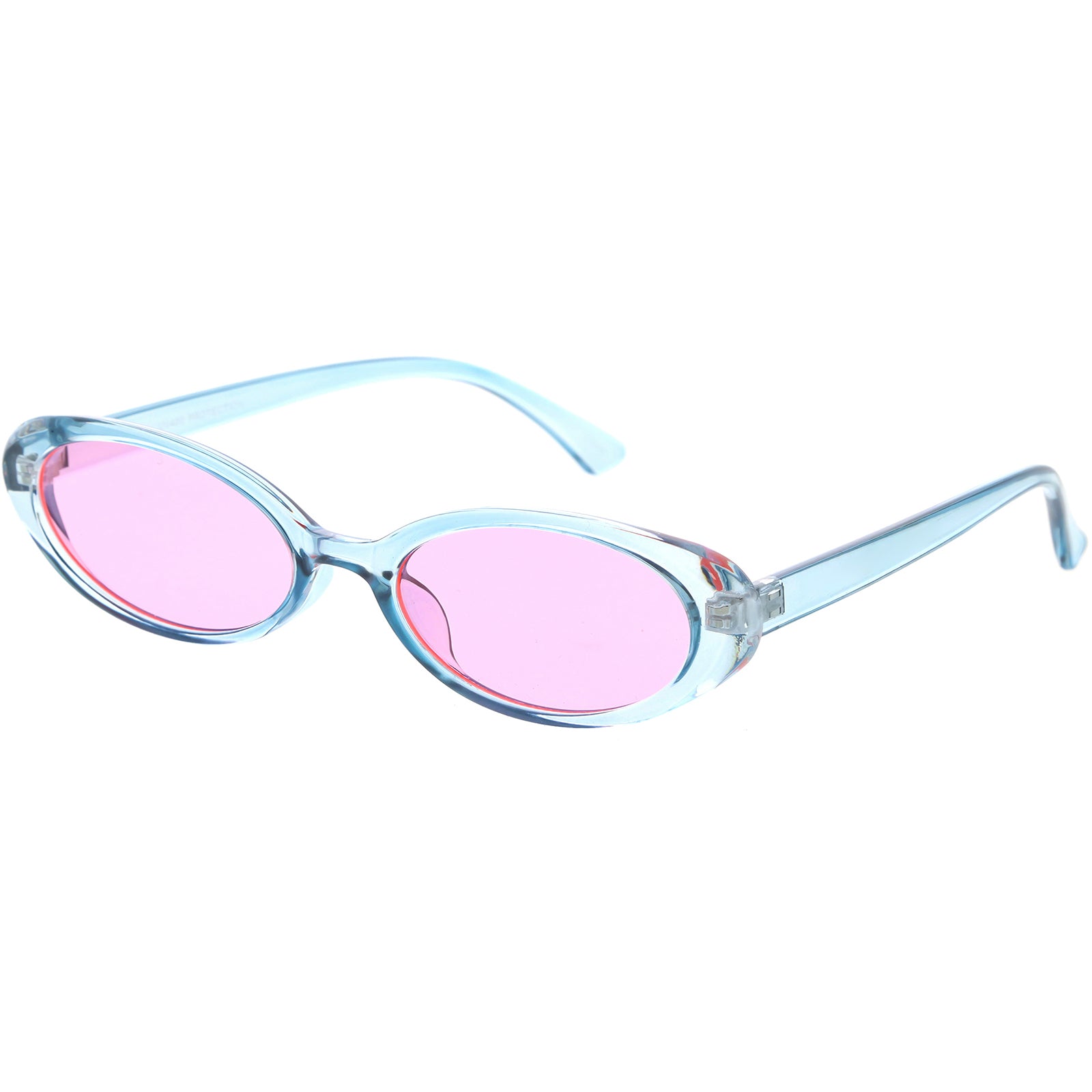 Clear-Blue / Pink