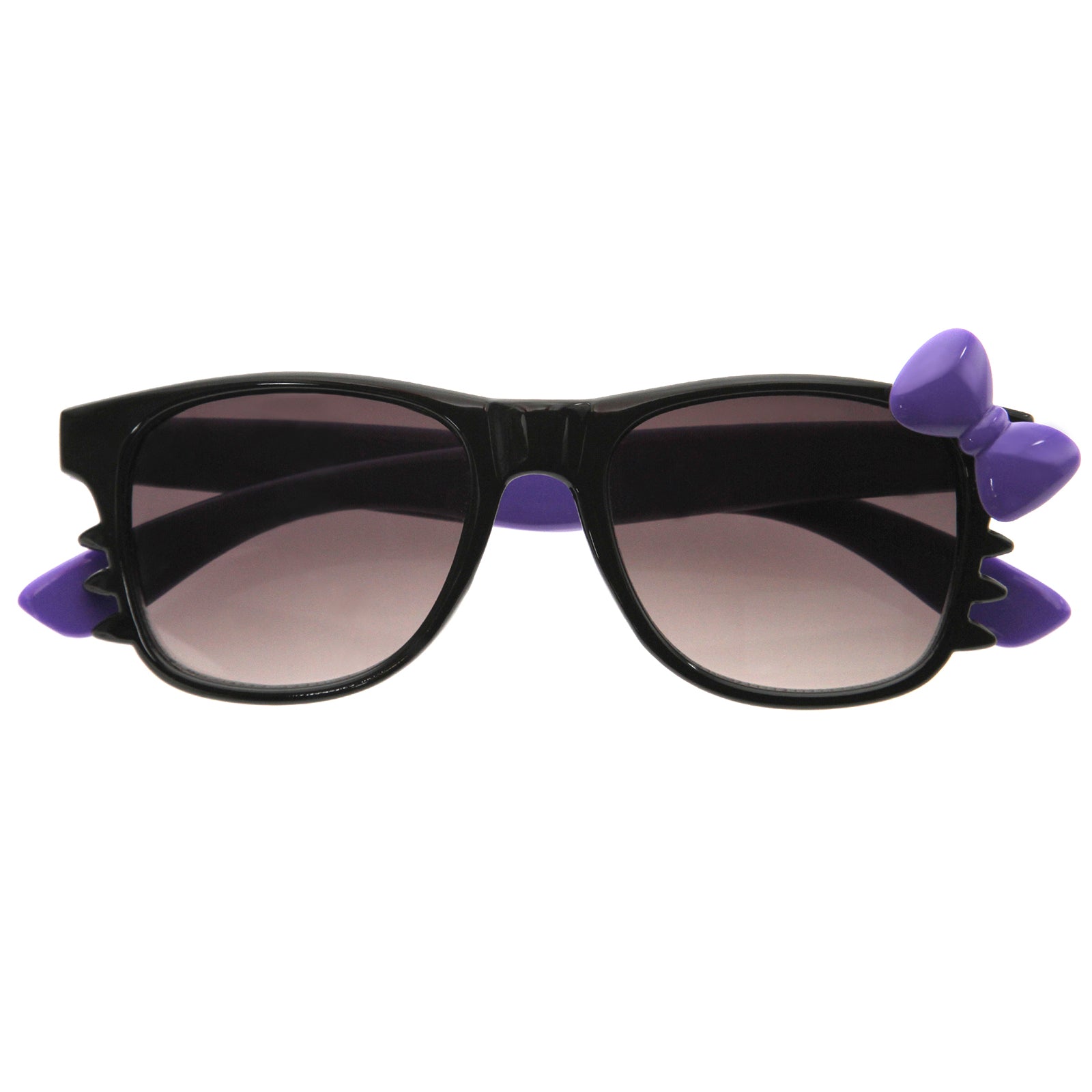 Black / Purple Bow