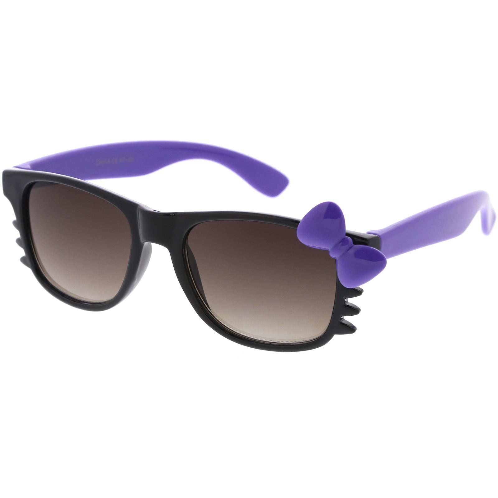 Black / Purple Bow