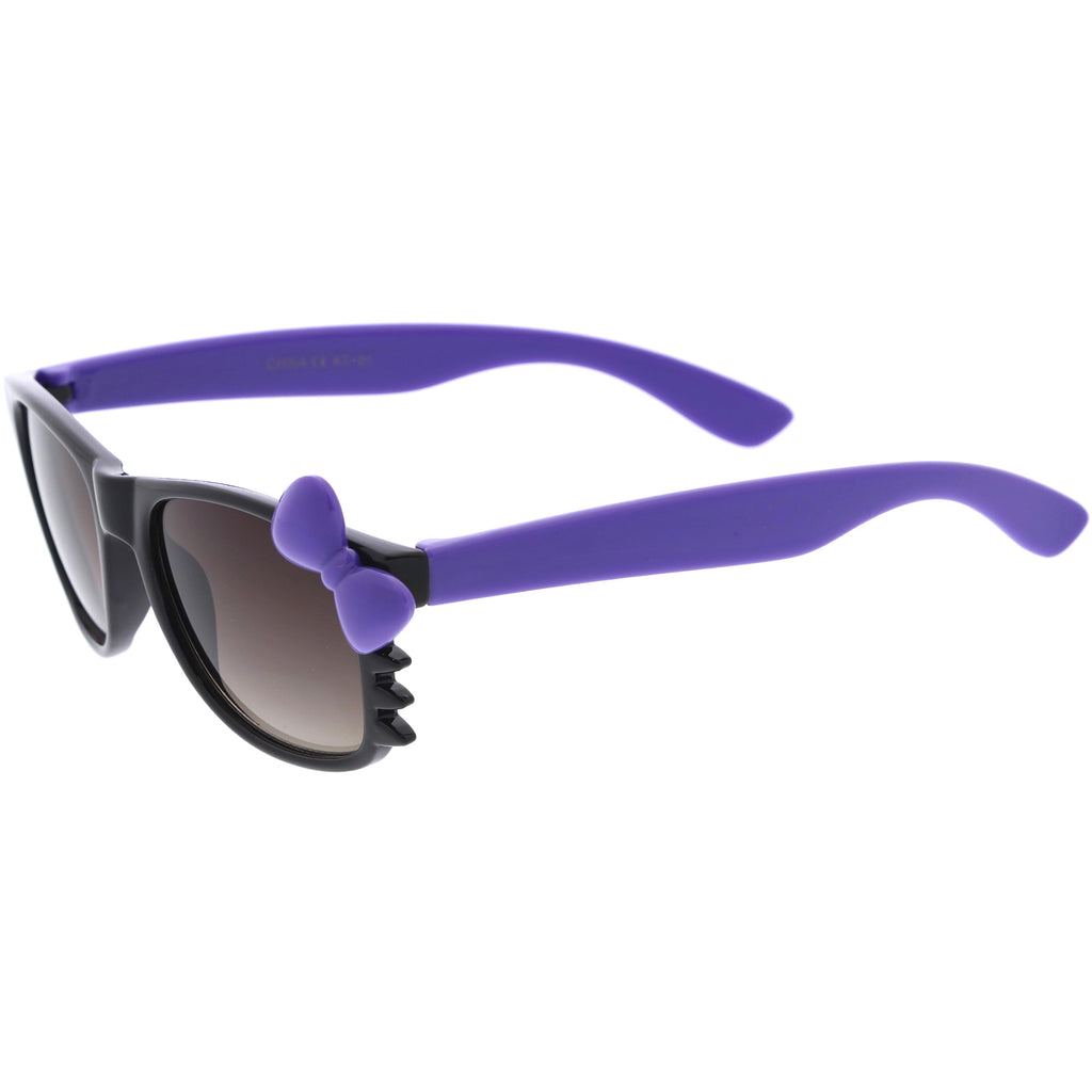 Black / Purple Bow