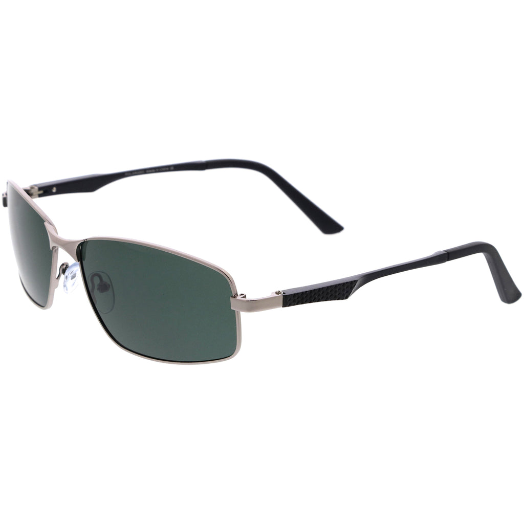 Shiny Gunmetal / Green