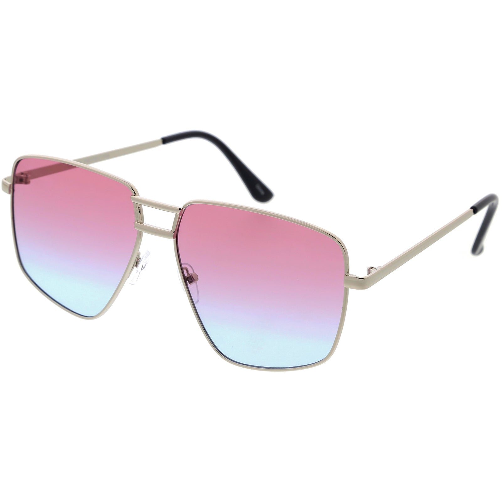 Silver / Pink Blue Fade