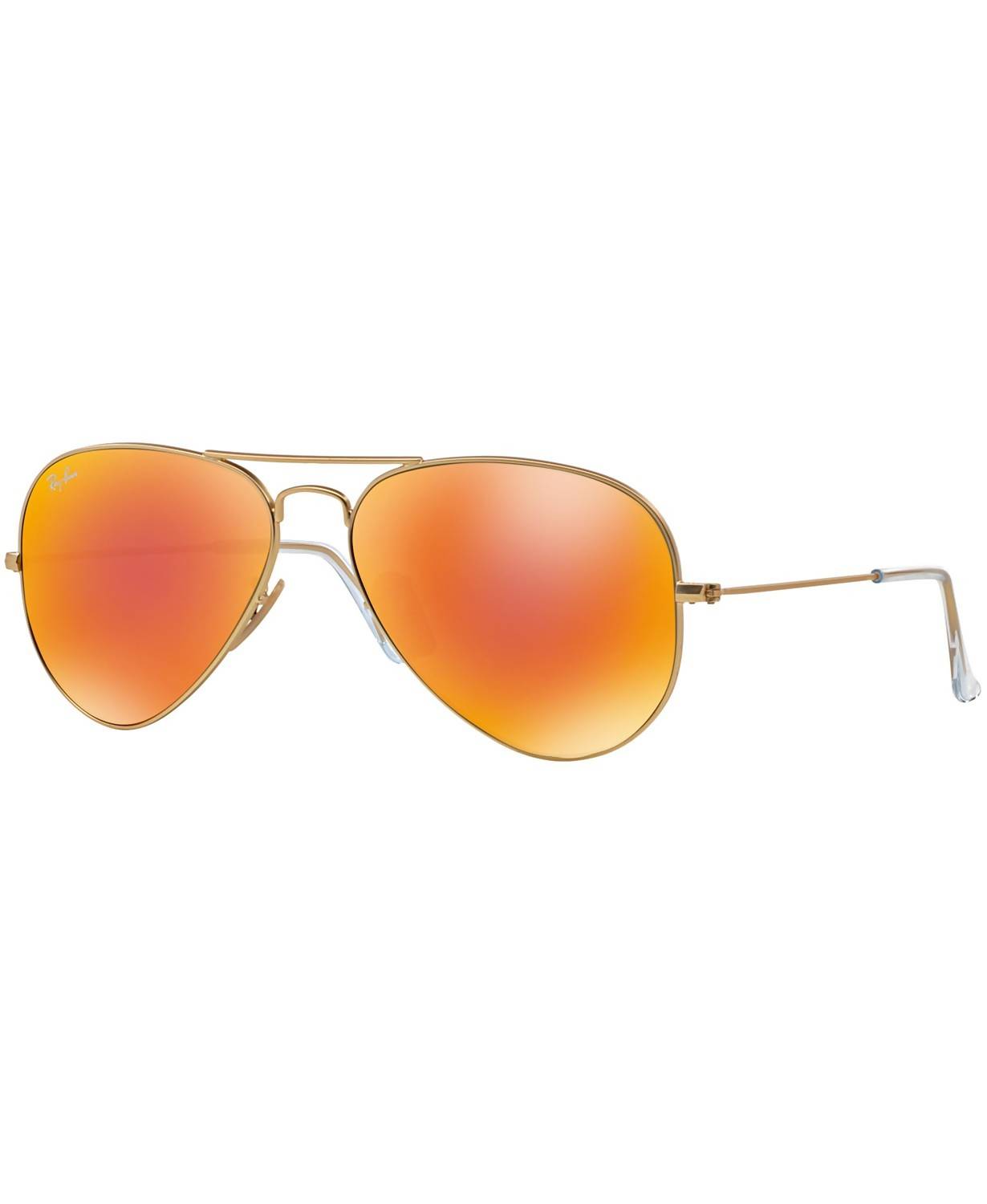 Ray-Ban - Gafas de sol ORIGINAL AVIATOR MIRRORED, RB3025 58 (Dorado Mate/Naranja Espejo)